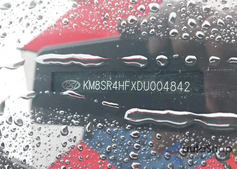 2013 Hyundai Santa Fe Limited from USA, damaged, VIN KM8SR4HFXDU004842